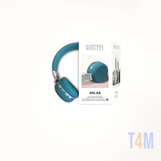 BLUETOOTH HEADPHONE WIRELESS MS-K8 GREEN